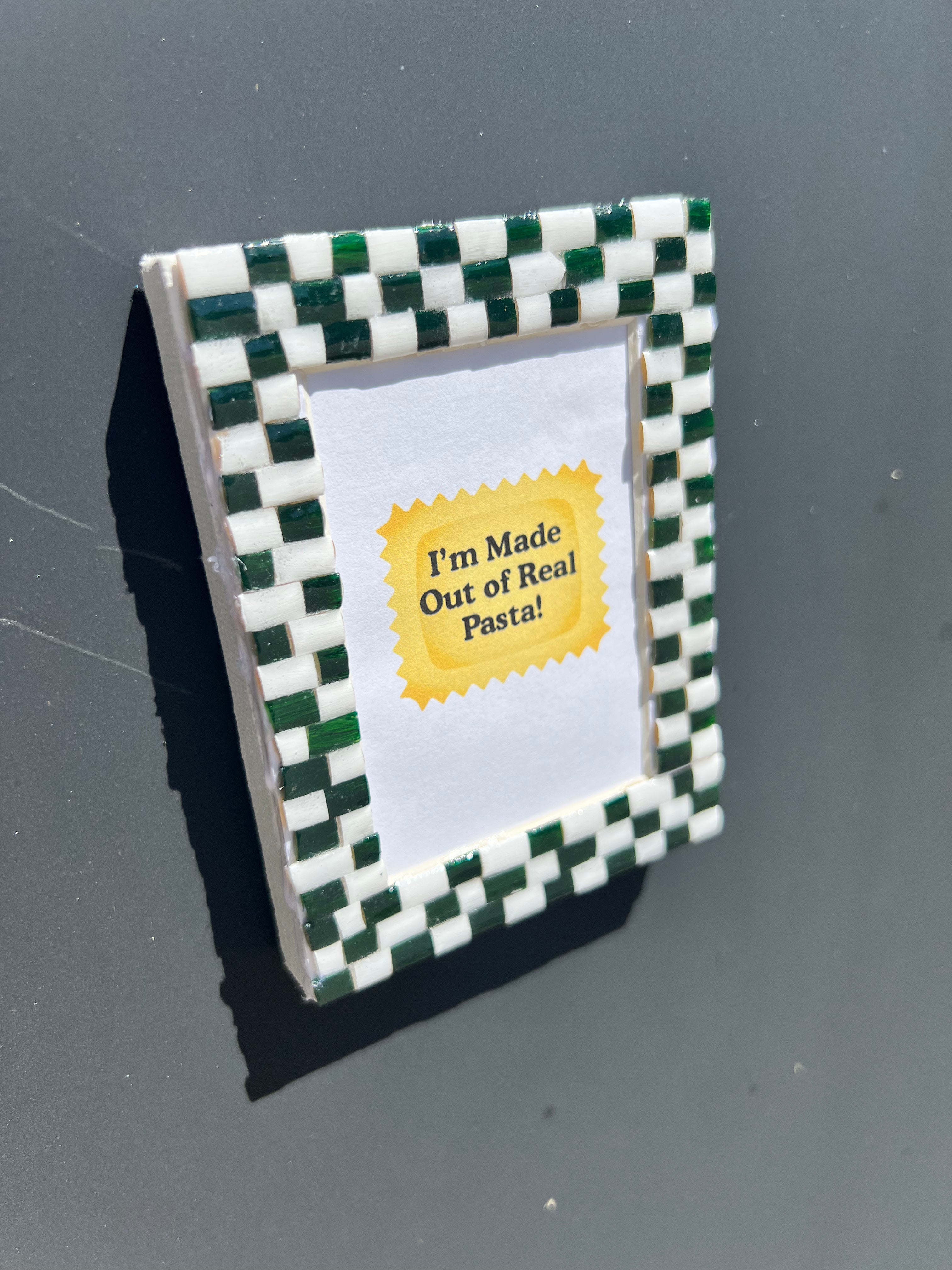 Checkered Photo Frame