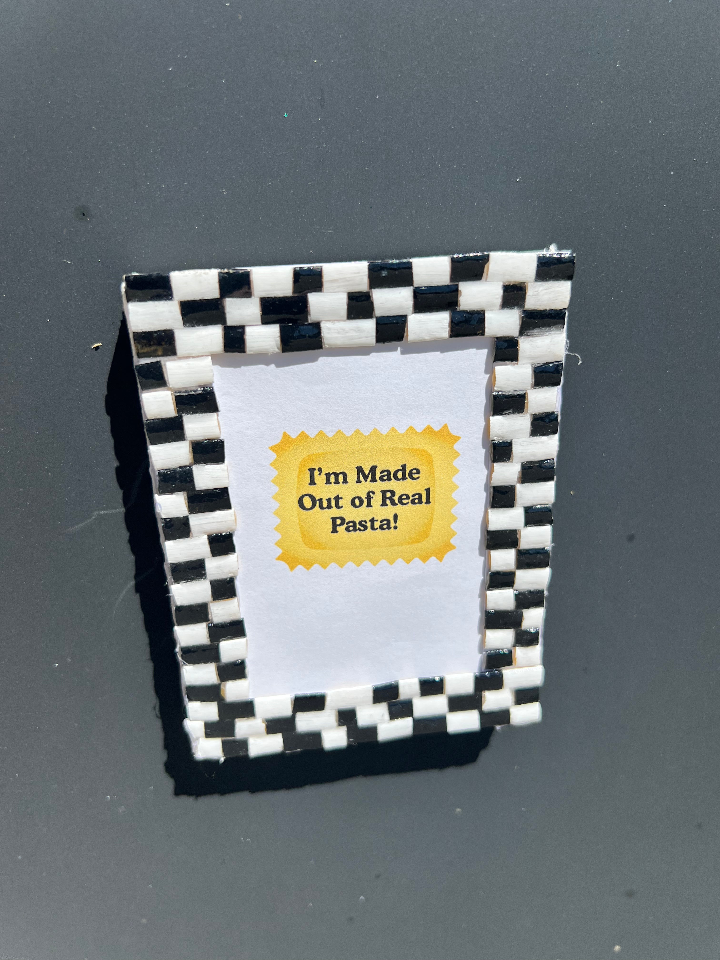 Checkered Photo Frame