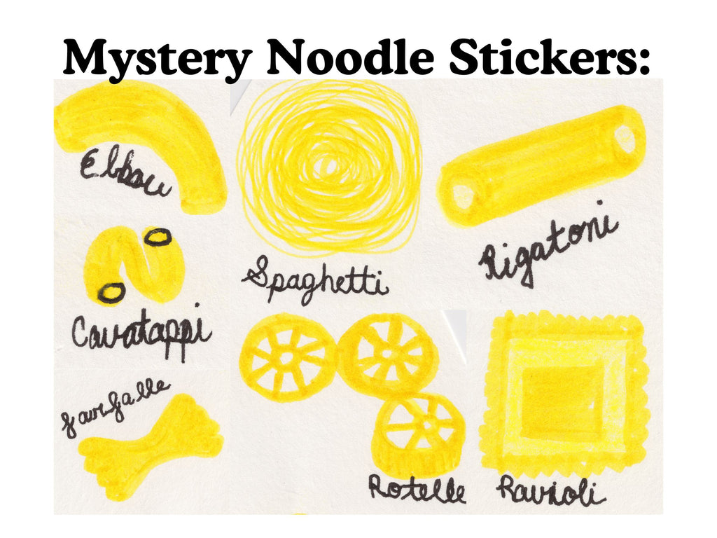 Mystery Pasta Sticker Pack