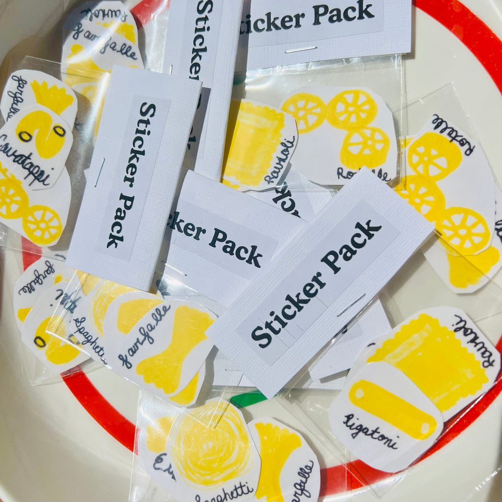 Mystery Pasta Sticker Pack