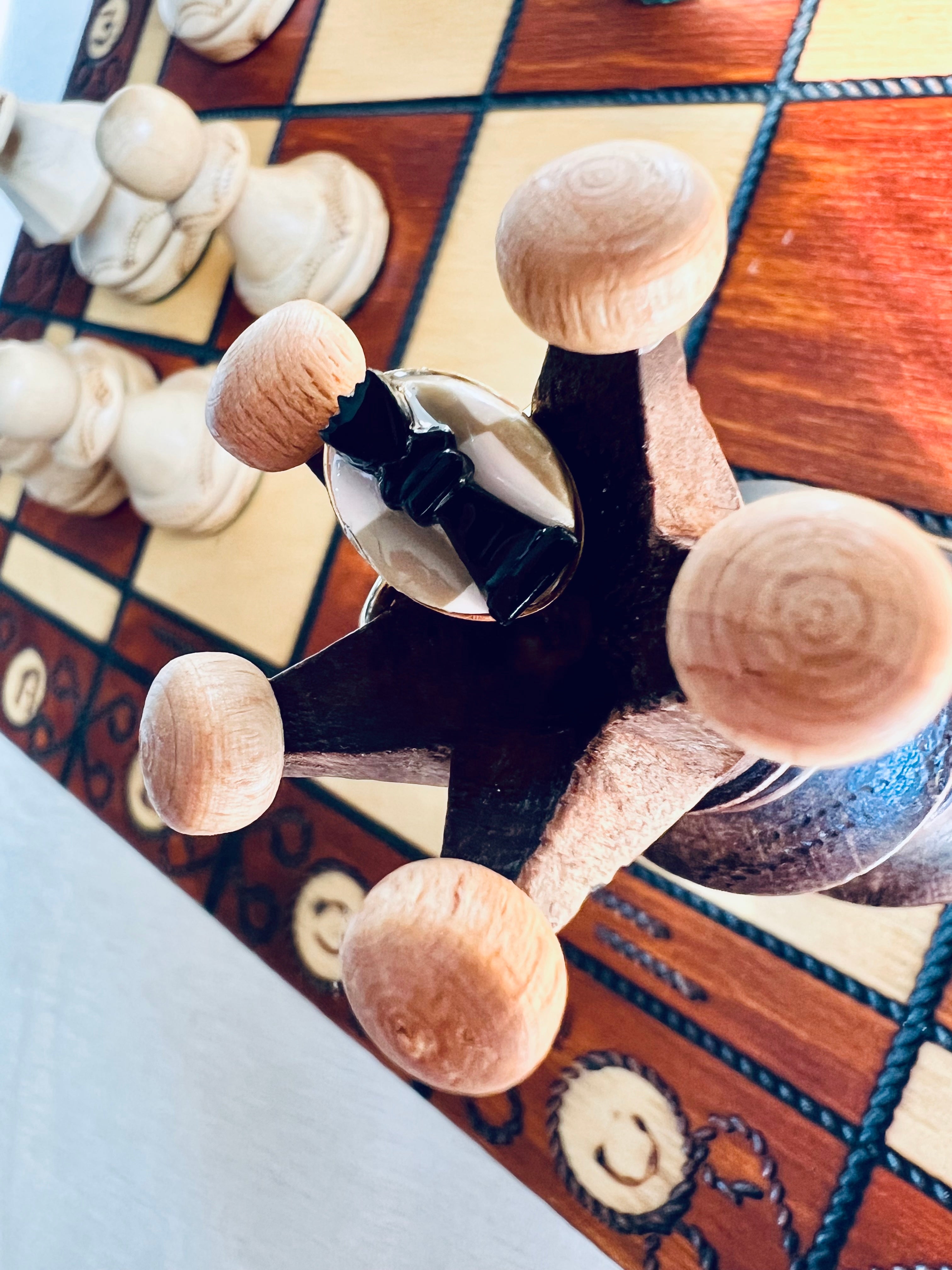 Chess Set Cameo Rings
